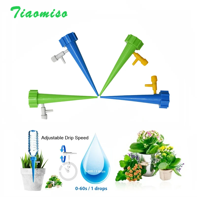 

1pcs Plant Waterers DIY Automatic drip water spikes taper Drip irrigation system watering plants automatic houseplant watering