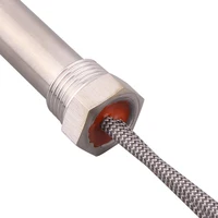 Cartouche chauffante à immersion, filetage 1/2 pouce, résistance cylindrique 220V 300W 500W 1KW/1.5/2KW, élément chauffant électrique pour eau 3