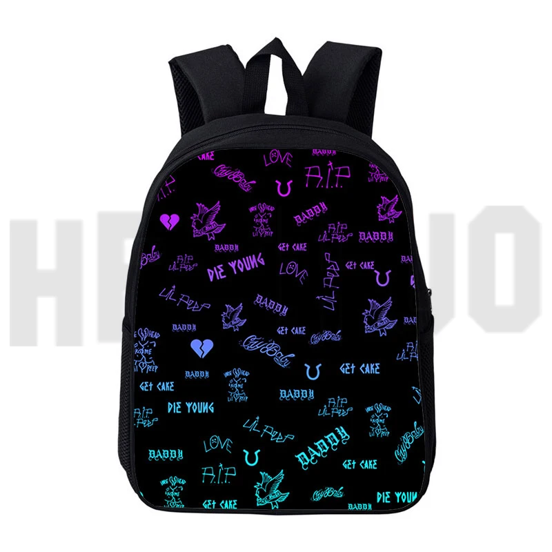 

3D Lil Peep Print Backpack Men Women Harajuku Travelbags Kids Cute Gift Teens Laptop Schoolbag for Boys Girls Popular Lover Bag