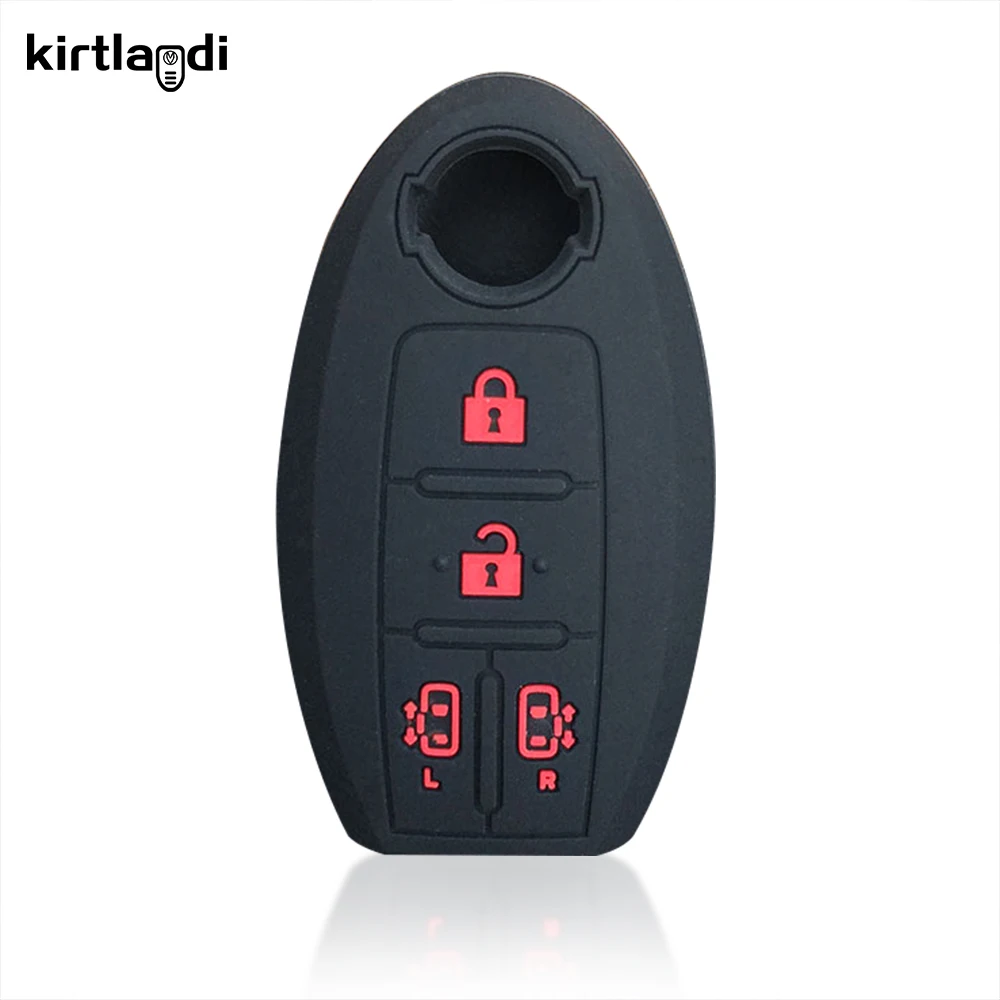 Car Key Case Cover kirtlandi Key Holder Keychain Accessories For Nissan Serena siren 2015 Evalia NV200 C23 MPV 4 button key case key case cover car key shell