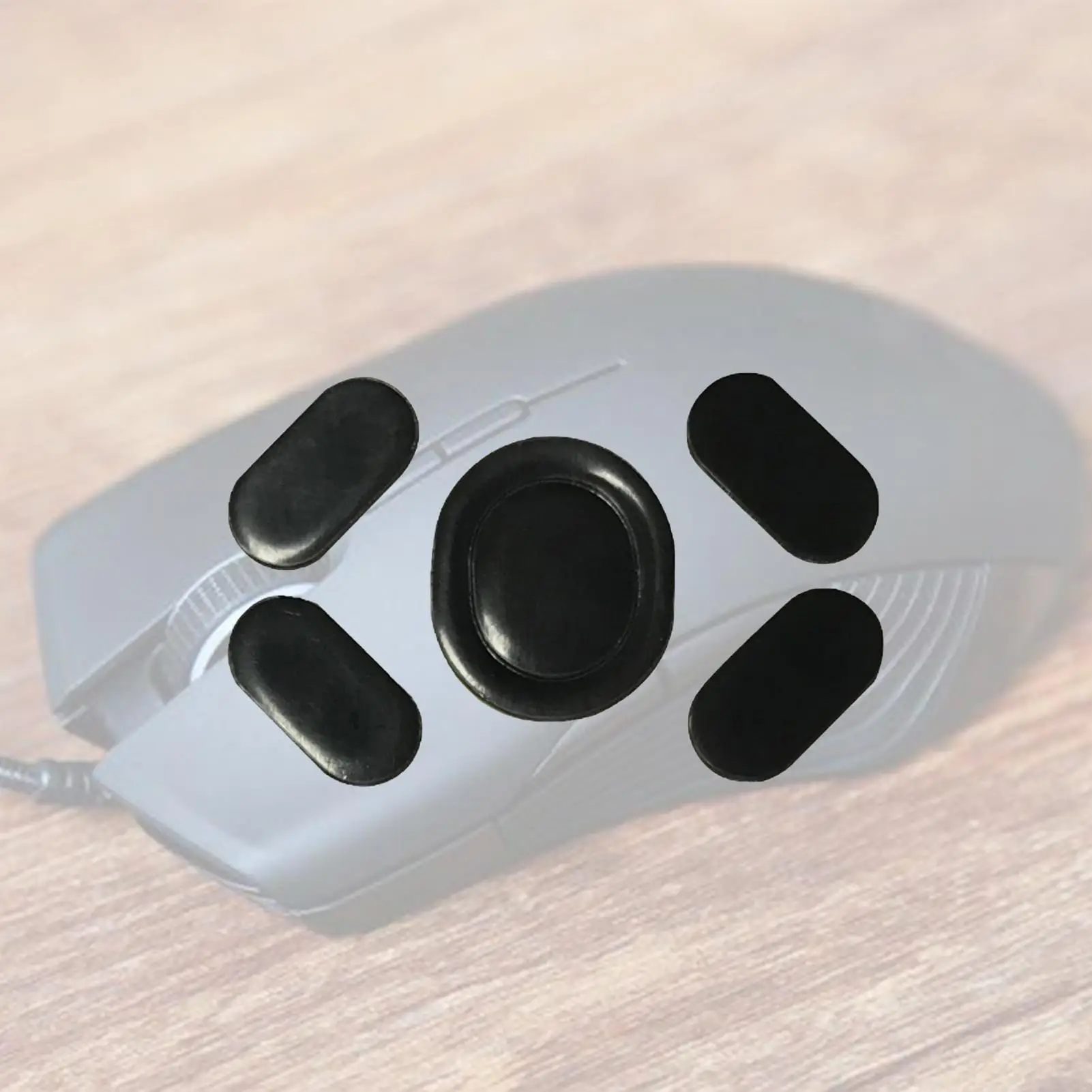 2Set 0.6Mm Mouse Piedi Pattini Per Mouse Per Logitech G102/G203/G Pro Laser Mouse Pad Mouse Skate Black Pads Cover Sostituzione