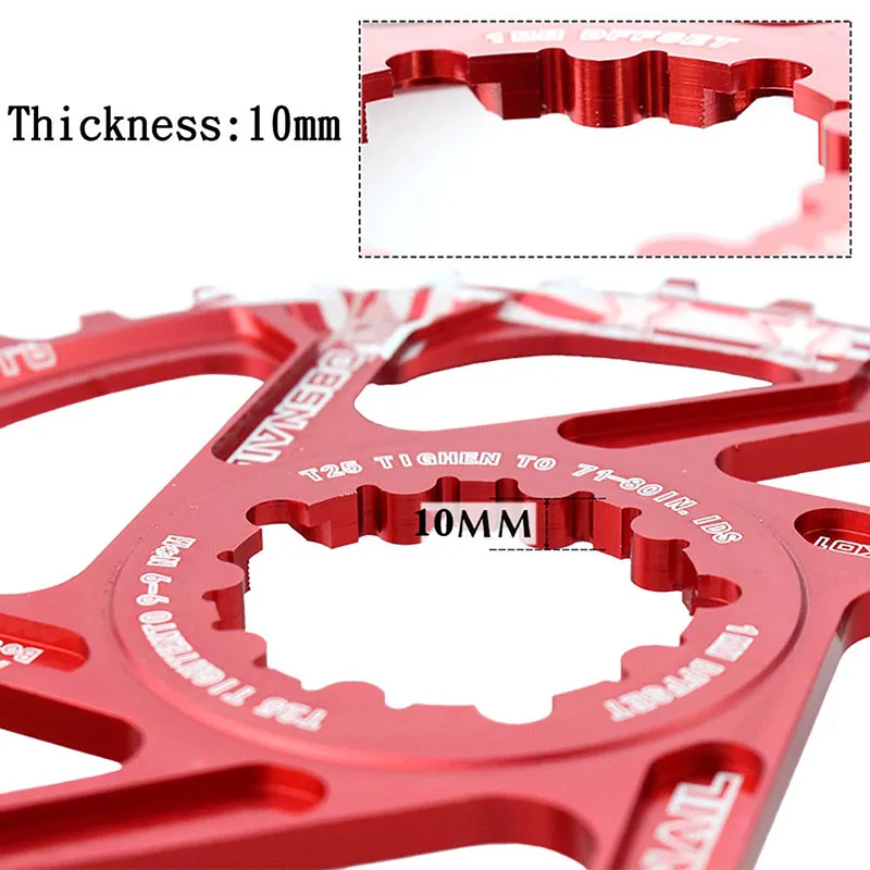 SNAIL 7075 MTB Bike Chainring Crankset 30T 32T 34T Fit Sram GXP XX1 X9 XO X01 BB30  (5)