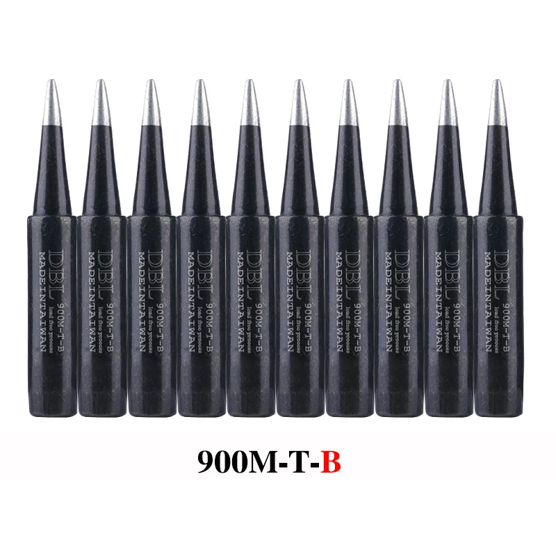 10PCS/Lot Lead-Free Soldering Iron Tip 900M-T-K/SK/I/IS/B/1C/2C/3C/4C/0.8D/1.2D/1.6D/2.4D/3.2D/SB For 936 937 Soldering Station soldering iron solder iron kit soldering iron tips