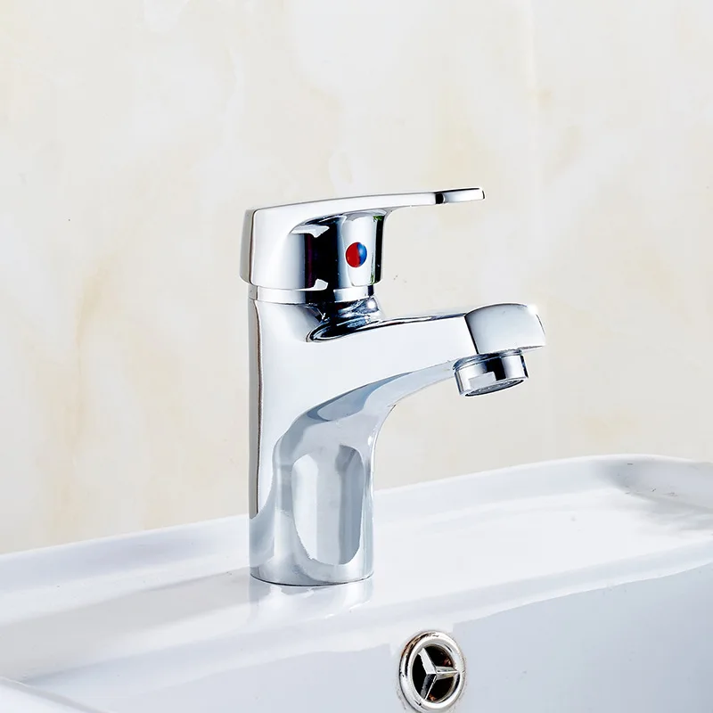 

Wash Basin Single Bore Cold Refined Copper Faucet Basin Faucet Wash Basin Water-Saving Mixing Valve Manufacturers Direct Selling
