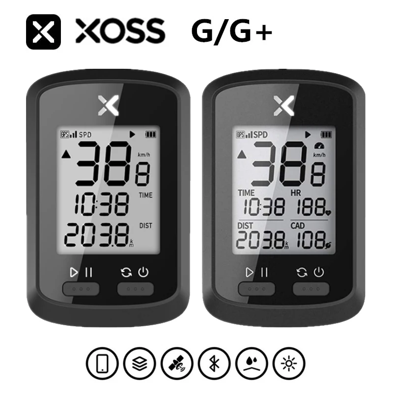 

Компьютер XCADEY Senor, беспроводной, GPS, Bluetooth, для велосипеда