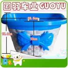 Аксессуары для коляски, 6 шт. цветная пластиковая корзина для велосипеда, пластиковая корзина для велосипеда, пластиковая корзина для велосипеда в виде лягушки, пластиковая корзина для велосипеда, армейская корзина Ян