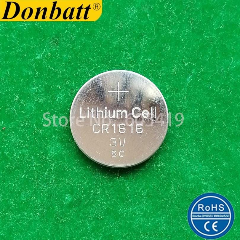 2000pcs/lot Cr1616 3v Lithium Button Cell Battery Coin Cells For