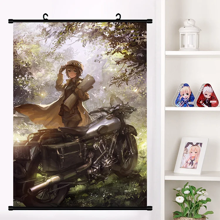 Японское аниме Kino no Tabi Красивый мир настенный свиток плакат настенные подвесные
