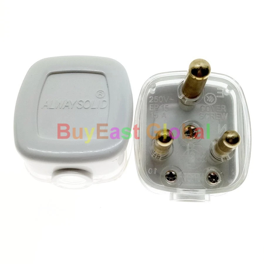 Упаковка 5) BS546 15A тип M Rewireable основной разъем питания AC100~ 250 В 15A