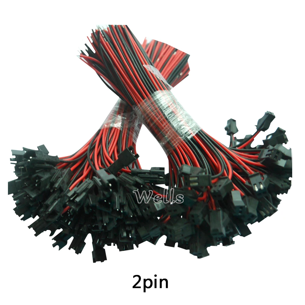 50 пар 2pin 3pin 4pin 5pin JST светодиодный коннектор Мужской и Женский Разъем для 3528 5050 WS2811