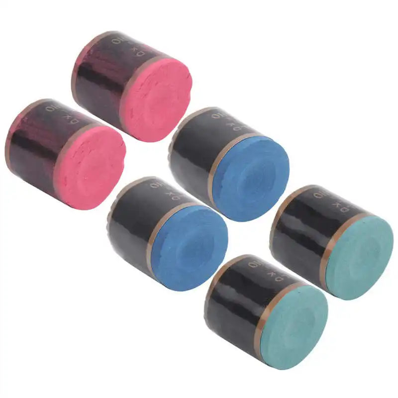 Billiard Chalk Billiard Tips 2pcs Billiard Tips Chalk 2.4x2.3cm No-slip Pool Table Stick Chalk Billiard Accessories Long Service Life