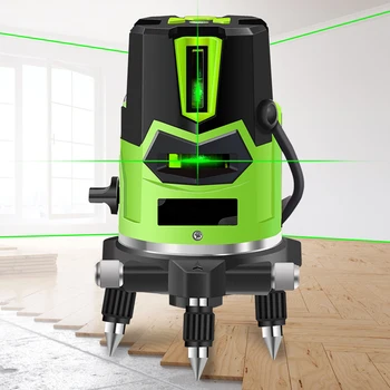 

Green Laser Level 360 2 3 5 Cross Lines Self-Leveling 360 Rotatable Indoor Outdoor Green Radius Alternating Horizontal Vertical