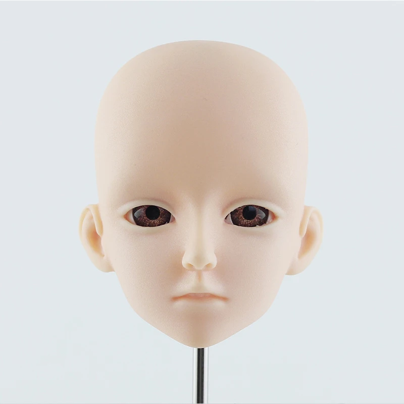Тренировочная голова для макияжа 1/3 BJD мужская кукла с голубой и коричневый глаза