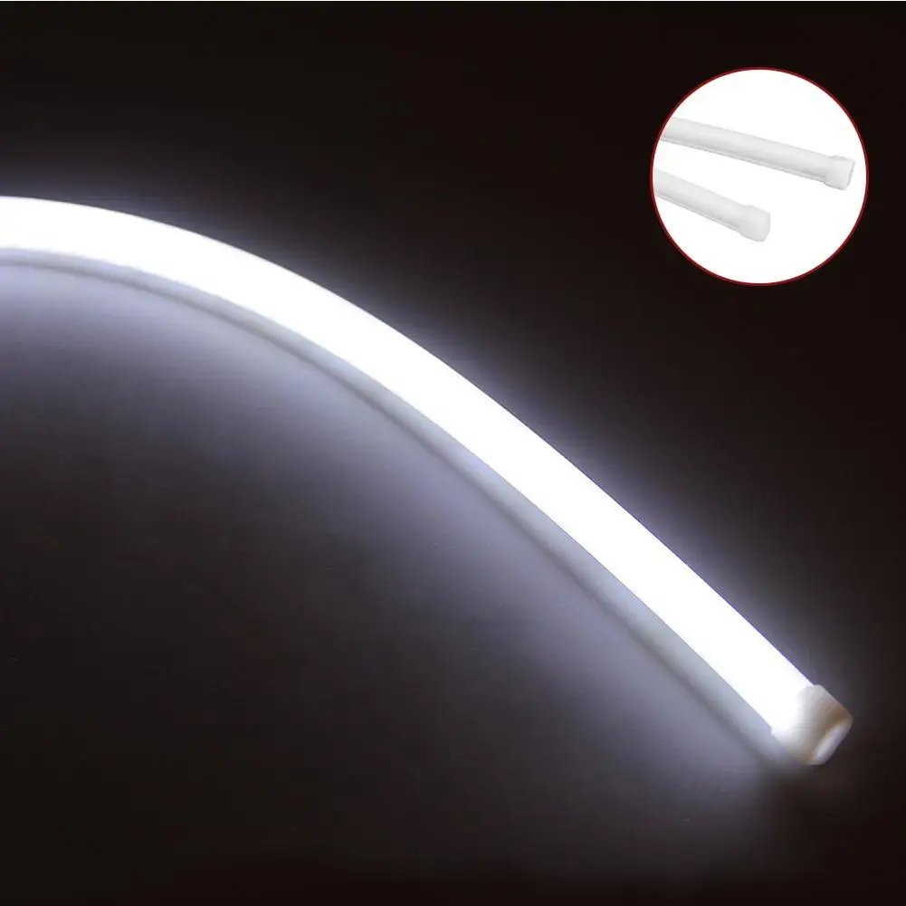 

30cm Flexible Car Soft Tube LED Strip Lamp DRL With Turn Signal Flowing Light