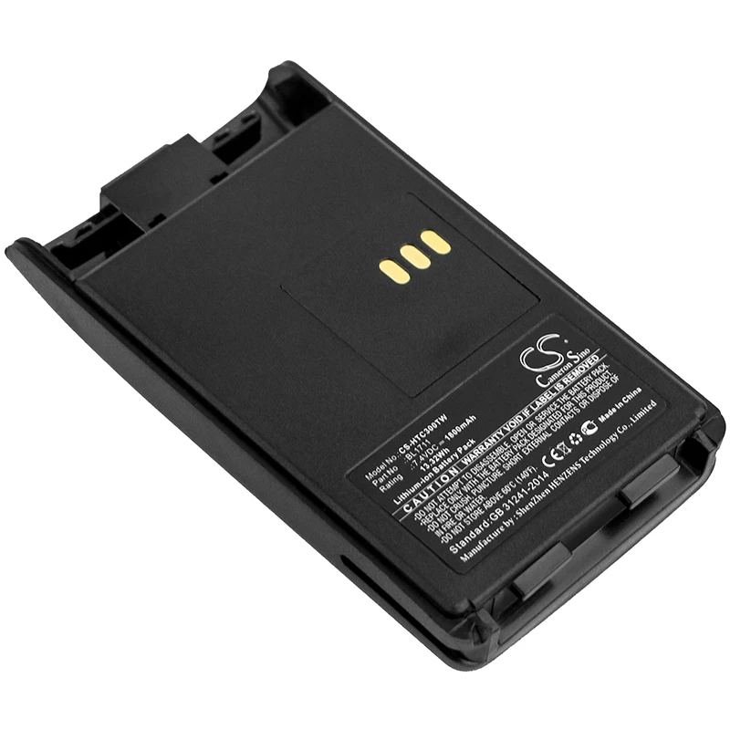 Cameron Sino для HYT BL1711 TC3000, TC-3600, TC-3600M 1800 мАч/13.32Wh