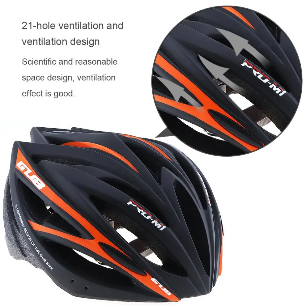 GUB M1 55-61 см ультралегкий велосипедный шлем интегрально-Формованный велосипедный шлем для мужчин и женщин MTB дорожный велосипедный шлем с 21 вентиляционными отверстиями