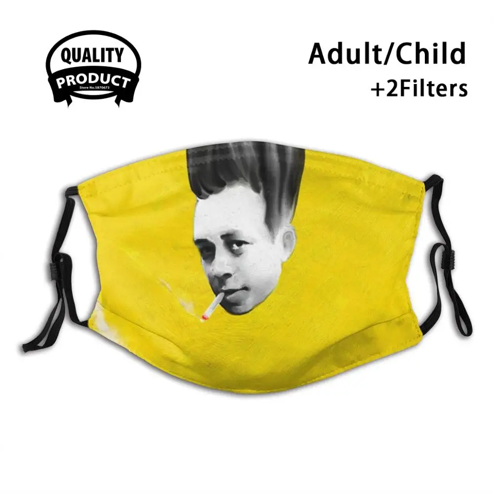 

Albert Camus French Writer Nobel Prize Winner Reusable Mouth Mask Washable Filter Anti Dust Face Masks French Existentialism