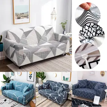 

Elastic Geometric Sofa Cover For Living Room Modern Sectional Corner Sofa Slipcover Couch Cover Chair Protector 1/2/3/4 Seater