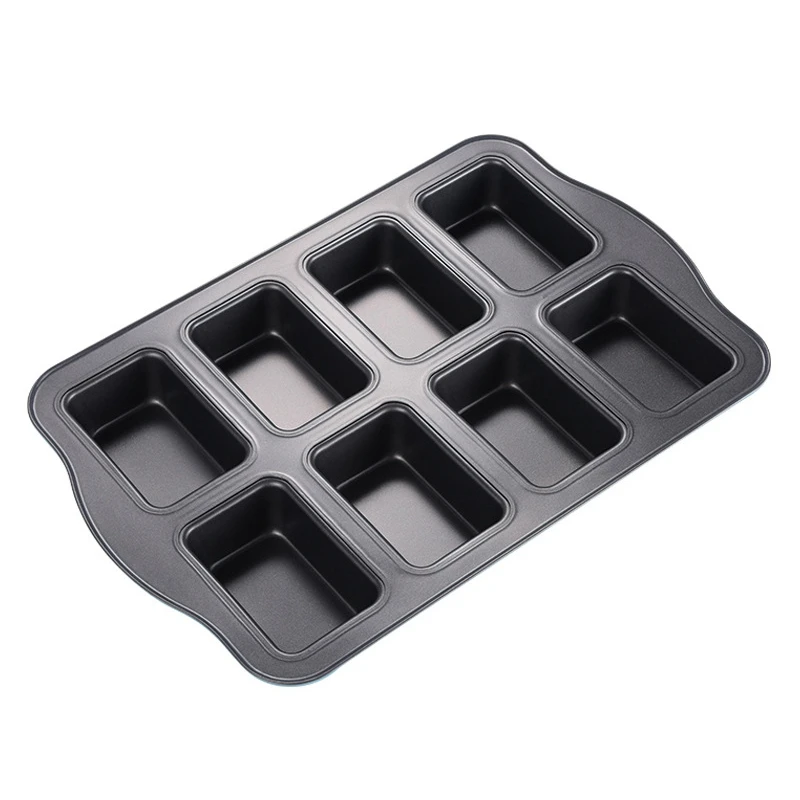 

Mini Bread Loaf Mold Cake Non Stick Bakeware Baking Pan Oven Mould 8 Cups