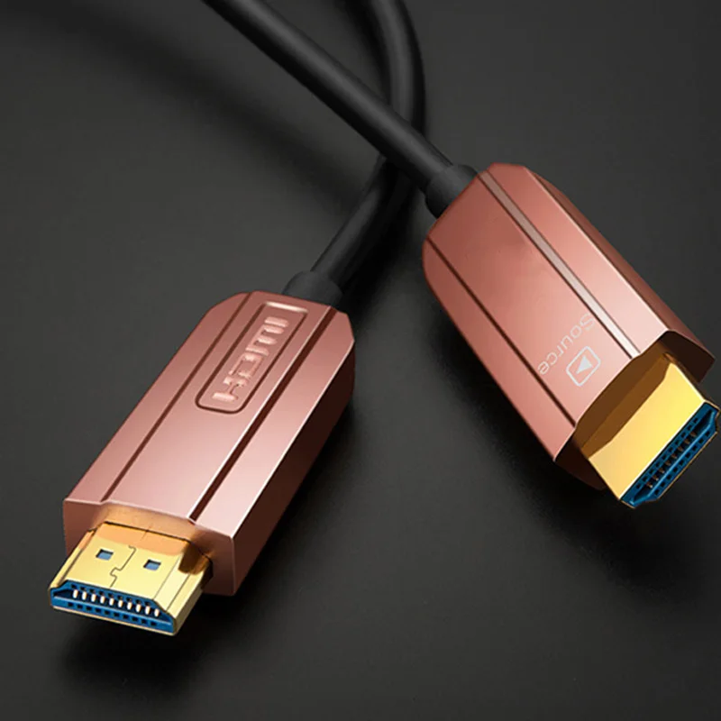 Оптический Кабель HDMI 2 0 4K * 2K 3D HD 18Gpbs HDCP HDR аудио видео кабель 10 м 20 50 80 100 м|Кабели HDMI|