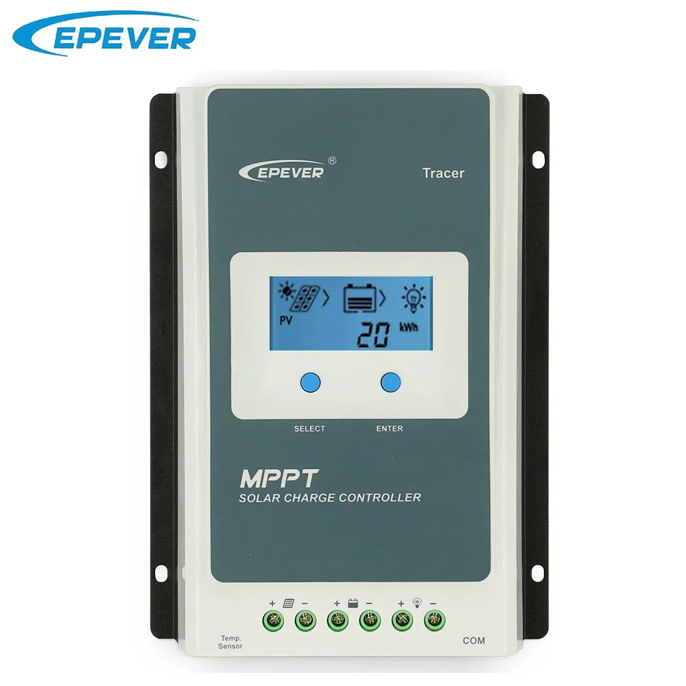 

MPPT30A Solar Controller 12 V/24 V Tracer 3210AN Smart LCD Screen Display