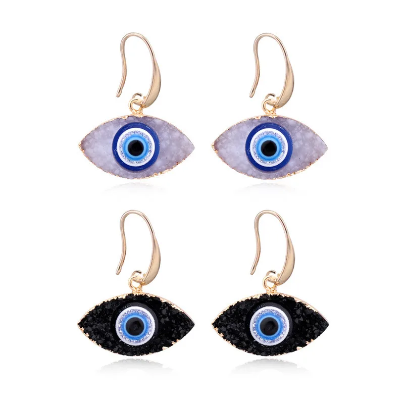 Gothic evil Eyes Earrings For Women Black Eyes Dangle Earring Eardrop Fashion Jewelry Statement Gifts (6)