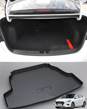 

Puou Non-Slip Waterproof For Hyundai MISTRA 2014-18 Mat Rear Trunk Liner Cargo Floor Tray Carpet Guard Protector Car Accessorie