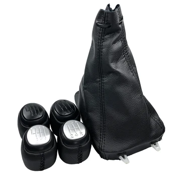 

5/6 Speed Car Styling Manual Gear Shift Knob PU Leather Gaiter Boot Cover Lever Shifter Case For SAAB 93 9-3 SS 2003-2012