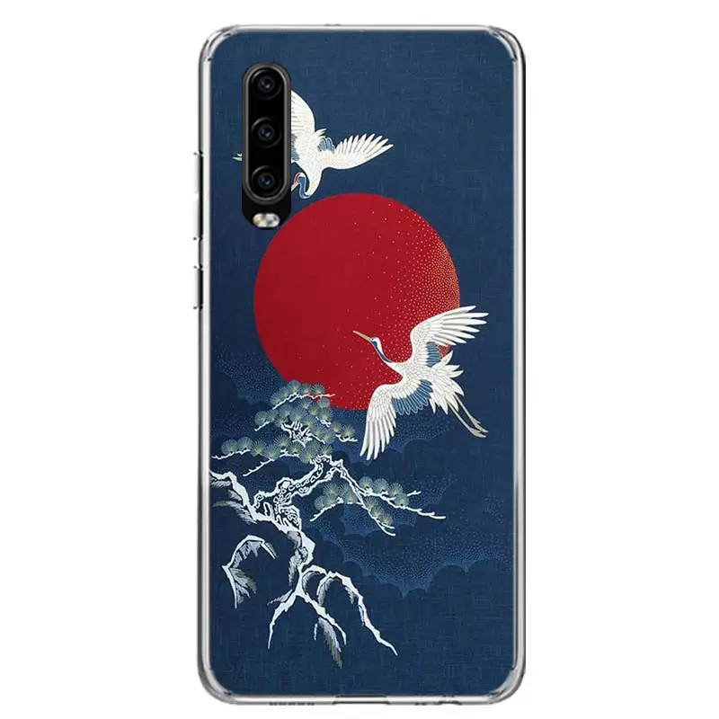 Чехол для телефона с японским рисунком, чехол для телефона, чехол для huawei P30 P20 mate 30 20 10 Pro P10 Lite P Smart Z