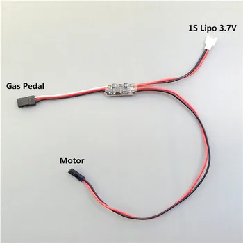 

1S 4A One-way Brushed Mini ESC Speed Controller DC3.6-5.8V for RC Aircraft Boats 720 820 Hollow Cup Motor N20 N30 Motors Parts