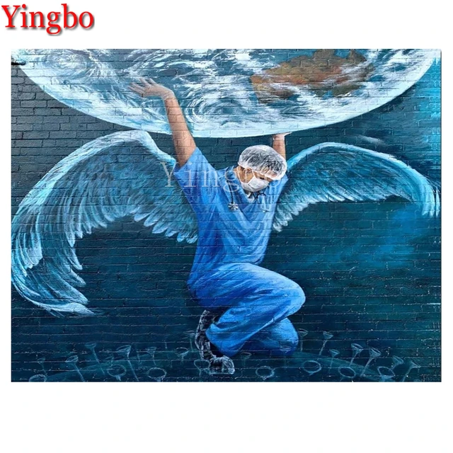 Diamond Painting Angel, Save Diamonds