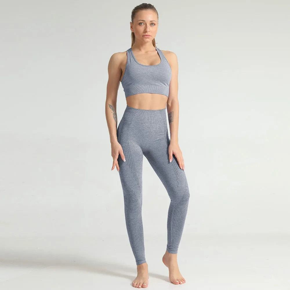 2021 Winter Hot Sale Women Gym Suit Yoga Set Fitness Set Ropa Deportiva Mujer Sports Clothing Yoga Clothing Women Yoga Suit