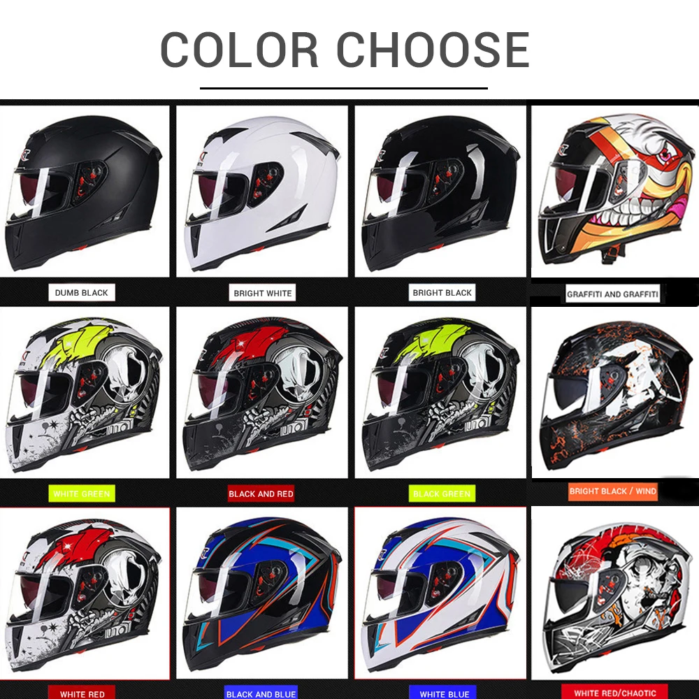GXT мотоциклетный шлем с полным лицевым покрытием Casco Moto двойной козырек гоночный