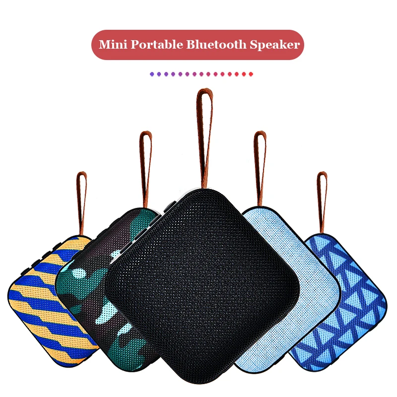 

T5 Portable bluetooth speaker wireless BT4.2 Stereo SD FM Speaker For Smartphone Tablet speakers fm radio