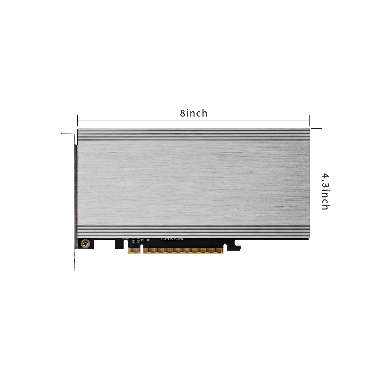 Адаптер PCIE к M2 M.2 NVMe SSD адаптер M2 к PCIE 3,0X16 карта контроллера M ключ 4-портовый независимый PCI Express 3,0x4 пропускная способность