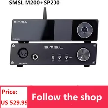 SMSL M200 Audio DAC & SP200 AK4497EQ DAC Bluetooth 5,0 Decoder Unterstützung 32Bit/768KHz DSD512 Mit Fernbedienung