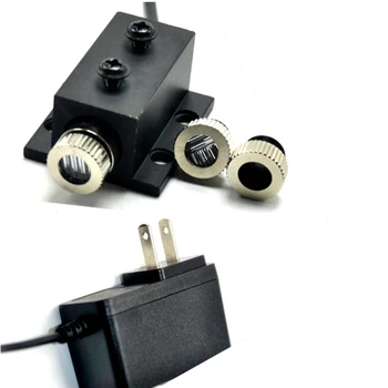 980nm 100mw Red Dot Line Cross Laser diode Module Focusable with Adapter & 12mm Heatsink focusable 635nm 5wm 10mw orange red 12x55mm laser diode module with ac adapter