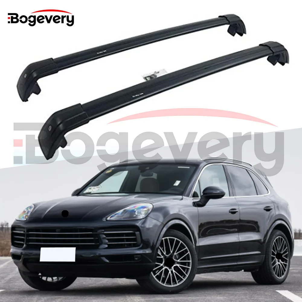 Новая Черная перекрещенная рейка для багажа на крышу Porsche Cayenne 2011 2012 2013 2014 2015 2016 2017