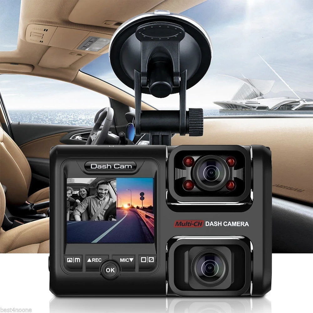 2 Inch Dash Camera Car DVR Dual Lens Infrared Night Vision WiFi G-Sensor HD 1080P Front And Rear Built-in | Автомобили и