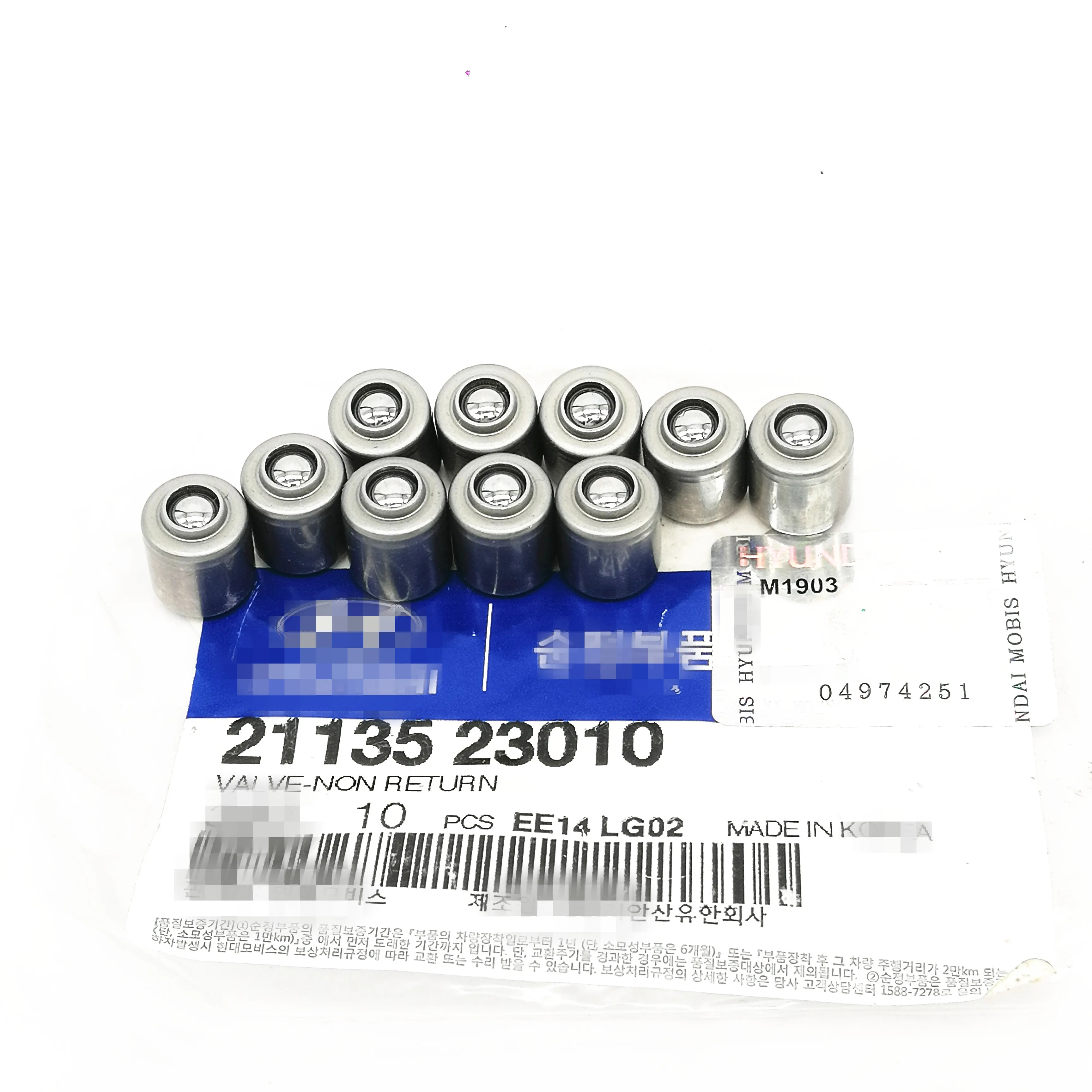 Невозвратный цилиндрический блок клапана для Hyundaii Accent Elantra Santa Fe Sonata Tiburon 21135-23010