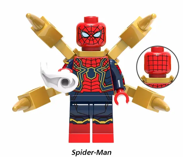 iron spider lego set infinity war
