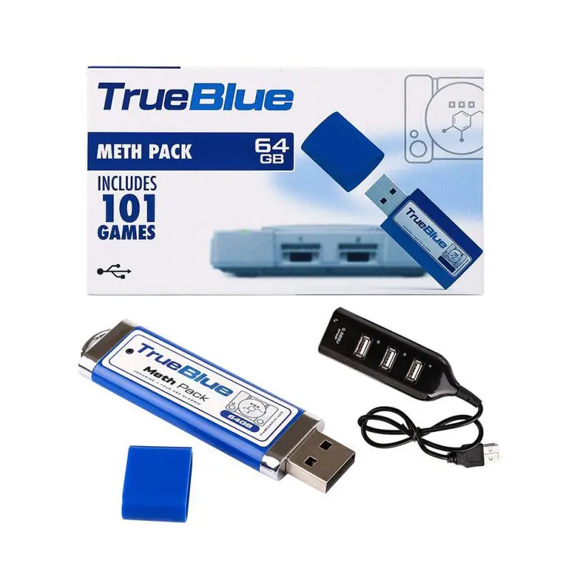 Портативный прочный настоящий синий адаптер Plug And Play с usb-хаб Fight Pack V3 Meth Pack V2