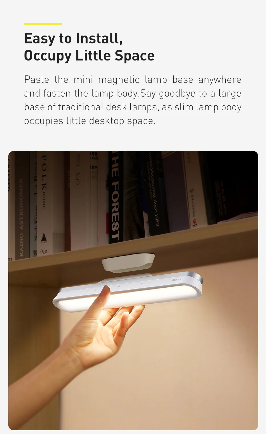 Buy Baseus Magnetic Stepless Dimming Charging Desk Lamp Price In Pakistan available on techmac.pk we offer fast home delivery all over nationwide.