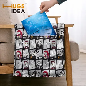 

Multifunctional Polyester Storage Bag Nightmare Before Christmas Print Sofa Arm Rest TV Remote Control Magazine Organizer