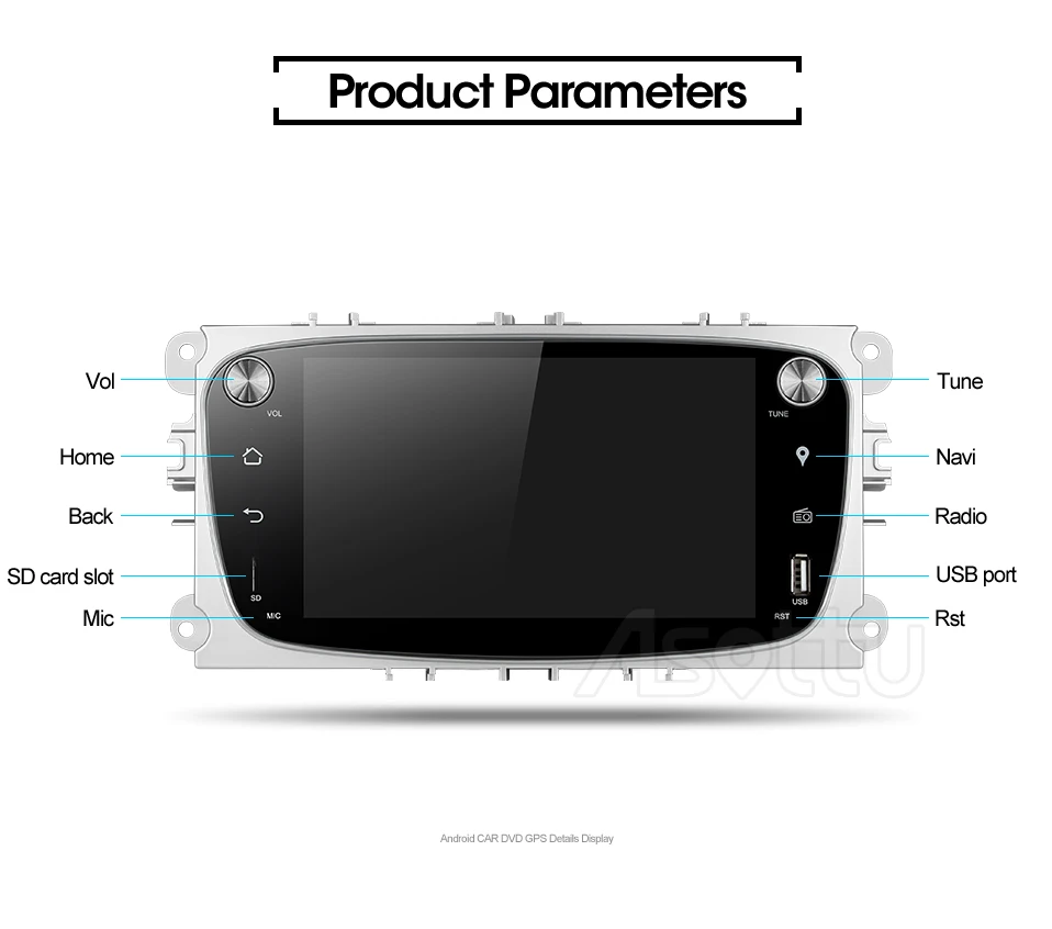 Asottu FO601 Android 9,0 PX6 автомобильный DVD для Ford Mondeo C-max focus galaxy S-max автомобильный dvd gps Радио Видео плеер в тире dvd