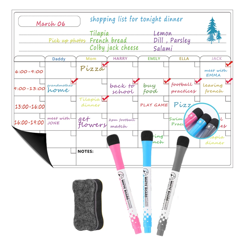 Dry Erase Calendar A3 Magnetic Dry Erase Weekly Calendar For Dry Erase Calendar A3 Magnetic Dry Erase Weekly Calendar For