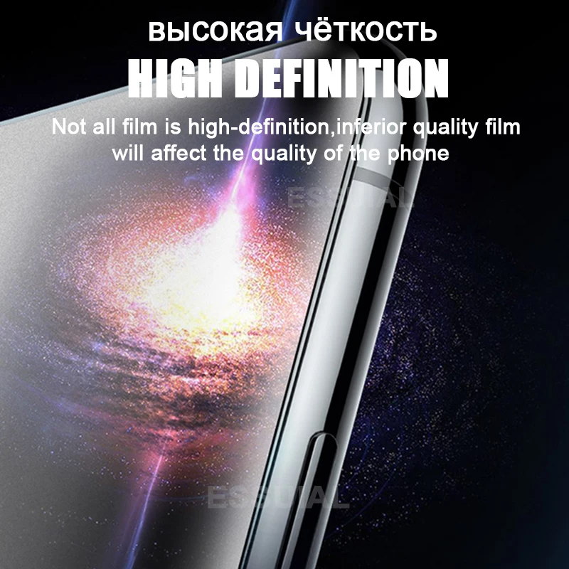 100D матовая Гидрогелевая пленка для samsung Galaxy S8 S9 S10 Plus Note 8 9 10+ Защитная пленка для экрана для samsung S8 S7 Edge пленка не стекло