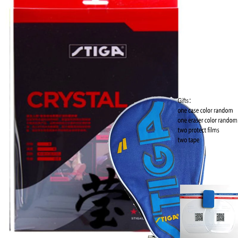 Ракетки для настольного тенниса STIGA CRYSTAL с 4 звездами оригинальные готовые