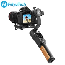 Feiyutech ak2000c câmera cardan dslr estabilizador handheld câmera lcd painel de toque 3-axis até 2.2 kg para canon nikon