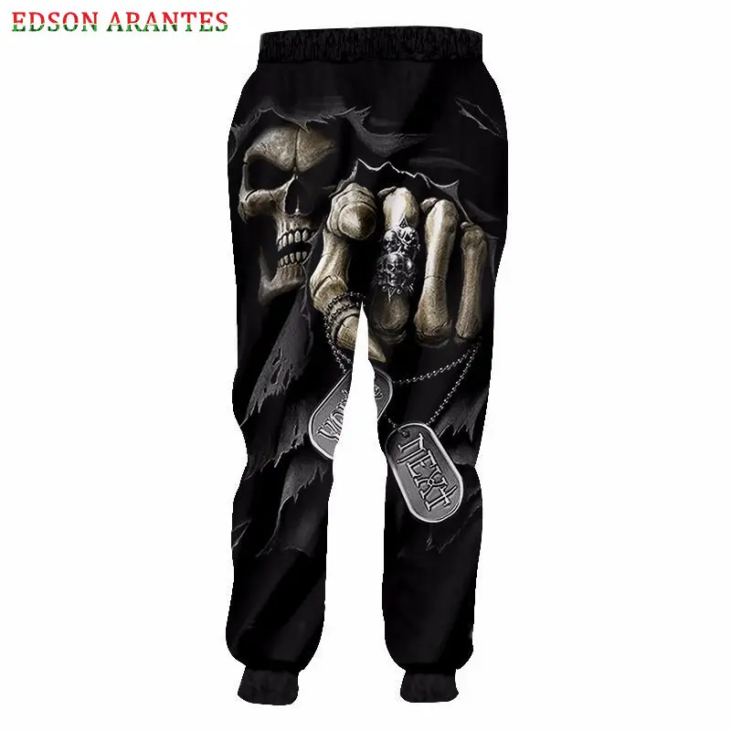 Gothic 3d Skull Print Sweatpants Men Women Jogger Pants Unisex Street Casual Trousers Cool 3d Hip Hop Haren Pants Custom S-6XL (3)